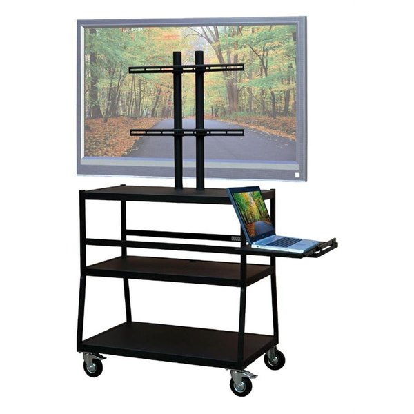 Vti Manufacturing VTI Manufacturing FPC4420E 47 in. Wide body cart; TV flat panel w pull out shelf FPC4420E